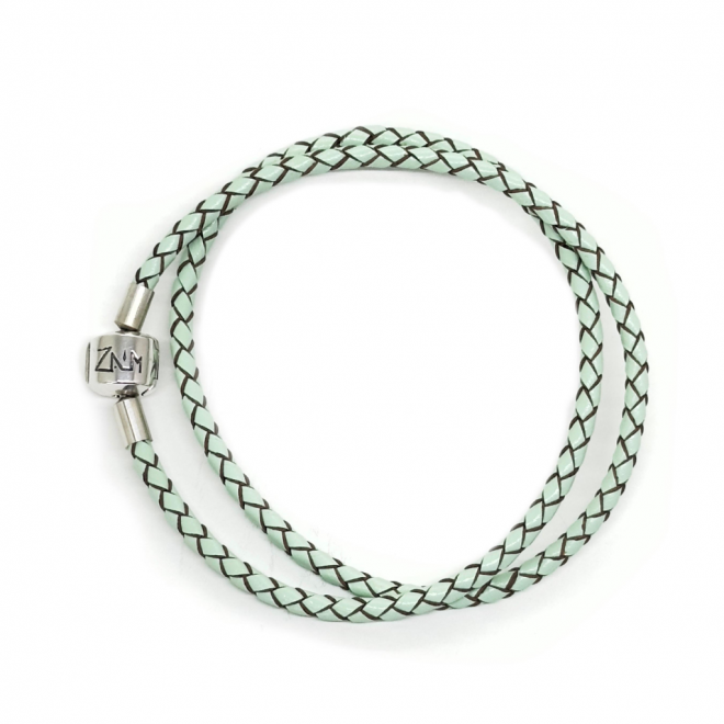 Pulsera Piel Verde