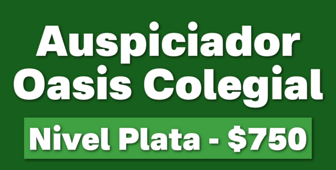 Oasis Colegial - Plata