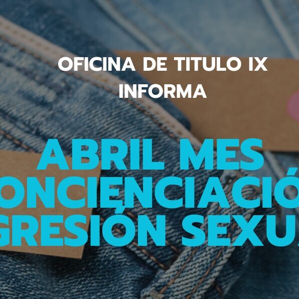 Abril mes de la concienciación agresión sexual